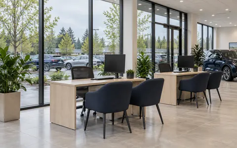 Sales desks, example photo