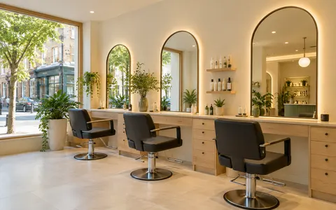 Styling stations, example photo