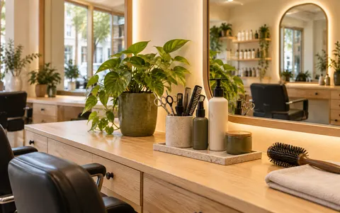 Tools, products and decor, example photo