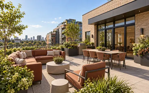 Amenities: gym, lounge or rooftop, example photo